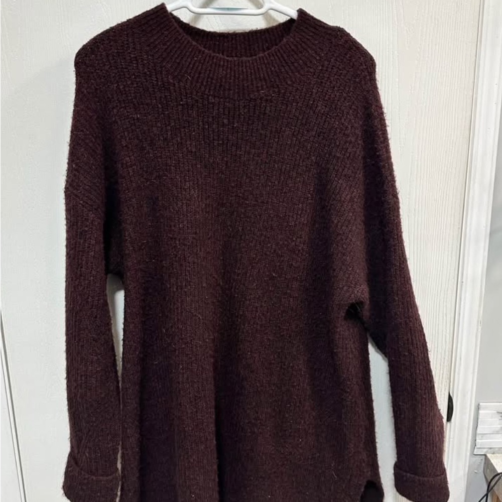 Cozy Brown Knit Sweater
